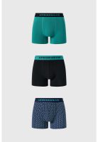 Bóxer Hombre Tripack Liso Verde