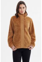 Polar Mujer Cuello Camisero Camel
