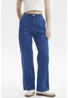 Jeans Mujer Calce Recto Azul - ll