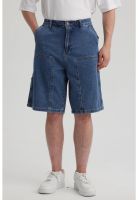 Bermuda Hombre Bolsillo Azul Claro