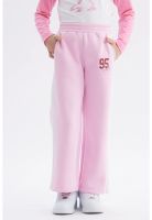 Pantalón Buzo Niña Wide Leg Rosado