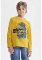 Polera Niño Toddler Print Mostaza - ll