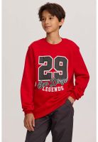 Polerón Niño Básico Print Rojo