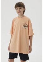 Polera Niño Print Posicional Coral - ll