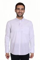 Camisa Hombre Fantasía Blanco/ Celeste