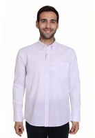 Camisa Hombre Fantasía Blanco/ Celeste