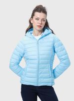Parka Mujer Corta Plummy Celeste