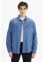 Camisa Hombre Clásica Dallas Azul Claro