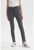 Jeans Mujer Super Skinny Estela Gris