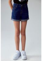 Short Niña Básico Denim Azul Oscuro