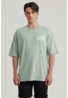 Polera Hombre Print Oversize Verde