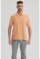 Polera Hombre Piqué Básica Lisa Damasco - ll