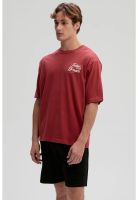 Polera Hombre Doble Print Rojo