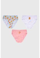 Calzón Niña Tripack Full Rapport Gris