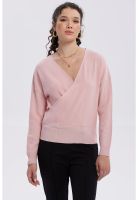 Sweater Mujer Delantero Palo Rosa