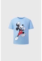 Polera Niño Mickey Y Sus Amigos Celeste