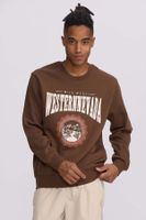 Polerón Hombre Print Central Chocolate