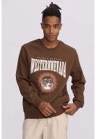 Polerón Hombre Print Central Chocolate