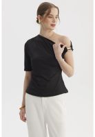 Polera Mujer Asimétrico Negro - ll