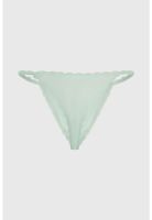 Calzón Mujer Colaless Tirante Encaje Menta