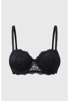 Sostén Mujer Copa Soft Strapless Encaje Negro