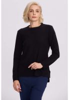 Sweater Mujer Cerrado Negro