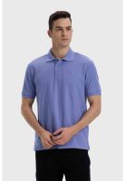 Polera Hombre Con Logo Lavanda