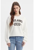 Polerón Mujer Crop Nuevo Crudo