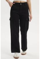 Jeans Mujer Calce Recto Color Negro