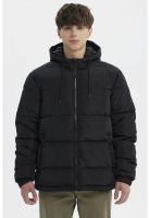 Parka Hombre Básica Lisa Negro