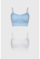 Sostén Mujer Bipack Peto Liso Azul Claro - ll