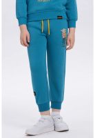 Pantalón Buzo Niño Grogu Petróleo