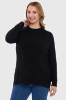 Sweater Mujer Calado Casual Negro - ll