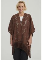 Blusa Mujer Tapado Con Flecos Café