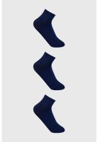 Calceta Deportiva Hombre Tripack Azul Marino - V