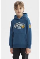 Polerón Niño Con Gorro Azul Petroleo