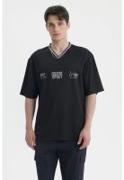 Polera Hombre Slim Negro- lll