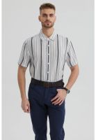 Camisa Hombre Regular Viscosa Blanco