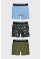 Bóxer Hombre Tripack Liso Verde - ll