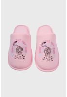 Pantufla Mujer Estampado Rosado