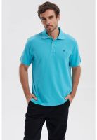 Polera Hombre Piqué Básica Lisa Calipso - lV