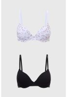 Sostén Mujer Bipack Print Blanco - lll