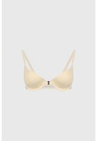 Sostén Mujer Copa Soft Detalle Mesh Espalda Crudo