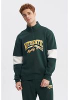 Polerón Hombre Oversize Half Zipper Verde