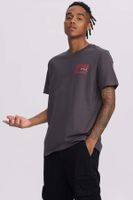 Polera Hombre Doble Print Marengo