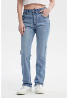 Jeans Mujer Flo Calce Recto Azul - ll