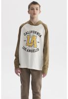 Polera Niño Teen Bicolor Crudo