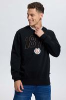 Polerón Hombre Bordado Negro