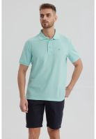 Polera Hombre Pique Básica Lisa Verde Claro - lll