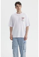 Polera Hombre Print Blanco- ll